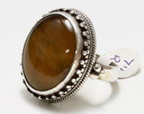 Tiger's Eye Stone Ring