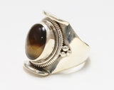 Tiger's Eye Stone Ring