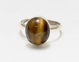 Tiger's Eye Stone Ring