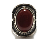 Man Onyx / Tiger Eye Stone Ring