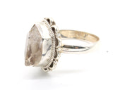 Herkimer Diamond Stone Ring