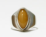 Butterscotch Amber Stone Ring