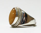 Butterscotch Amber Stone Ring