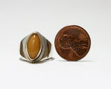 Butterscotch Amber Stone Ring