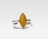 Butterscotch Amber Stone Ring