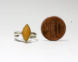 Butterscotch Amber Stone Ring