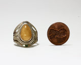 Butterscotch Amber Stone Ring