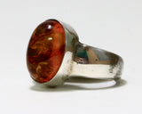 Amber Stone Ring