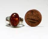 Amber Stone Ring