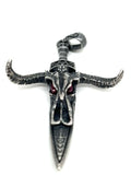 Large Bull Skull Sword Pendant
