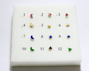 Nose Studs- Shapes and Colors