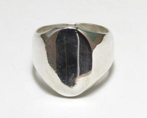 Plain Oval Signet Ring