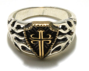 Cross Crest Ring