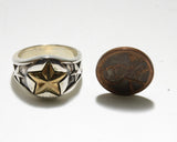 Two-Tone Star Ring