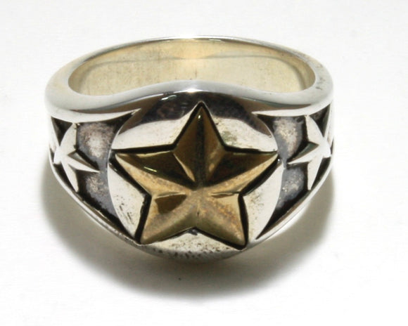 Two-Tone Star Ring