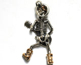 Dancing Skeleton Pendant