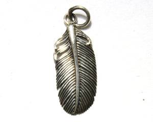Wide Feather Charm