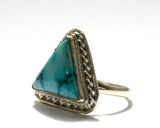 Turquoise Triangle Ring