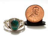 Turquoise Oval Leaf Ring