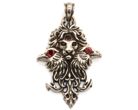 Lion and Crows Pendant