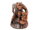 Wooden Monkey Sculpture