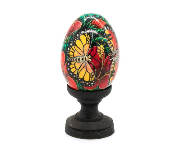Wooden Painted Egg