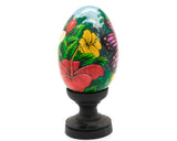 Larger Wooden Painted Egg