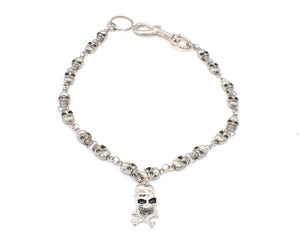 Skull and Bones Wallet Chain