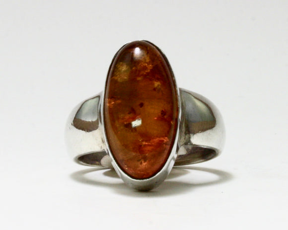 Amber Stone Ring