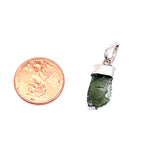 Moldavite stone pendant